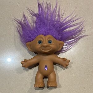 Purple Hair Troll Doll